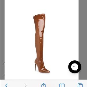 Vava cognac patent boot